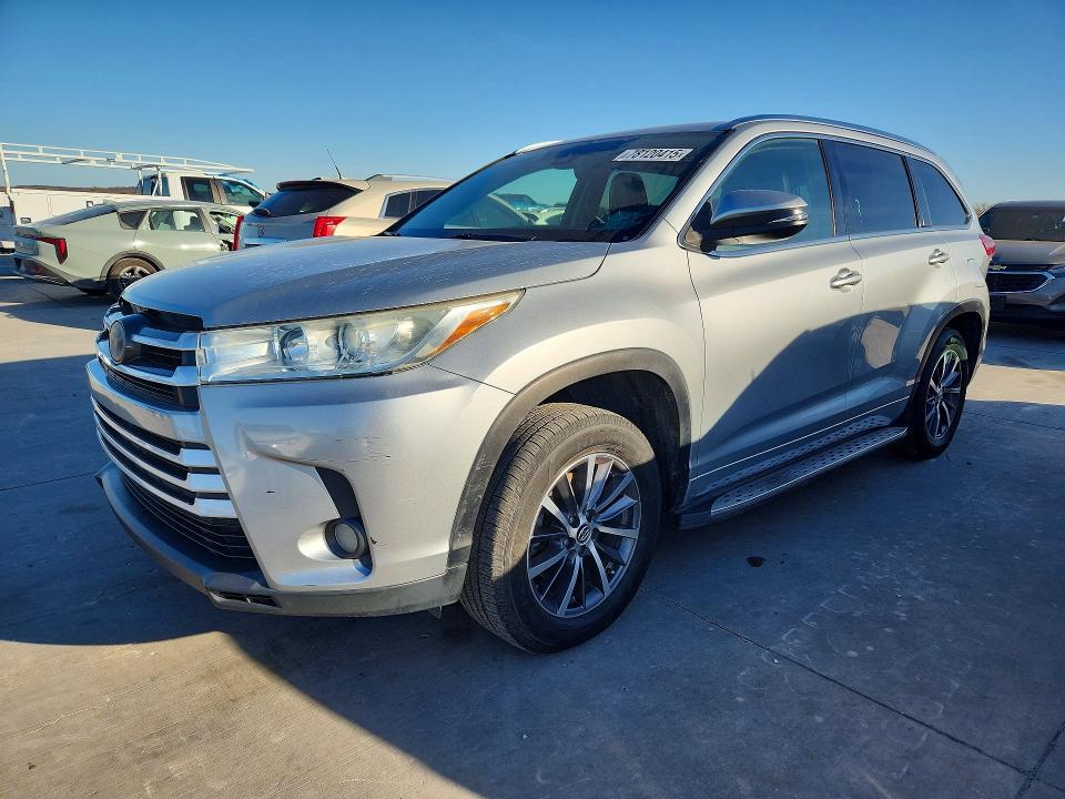 TOYOTA HIGHLANDER 2017 with VIN 5TDKZRFH6HS526285 - Photo from auction