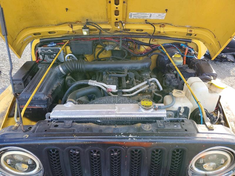 Photo 11 from auction – 2000 JEEP WRANGLER / with VIN 1J4FA49SXYP746469