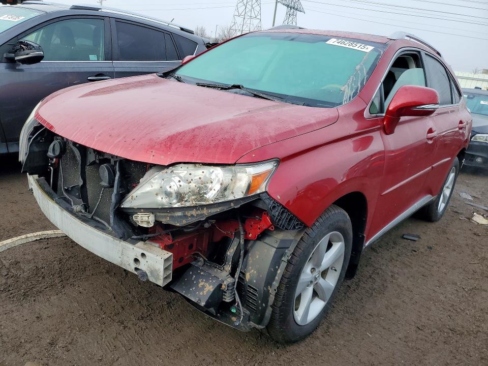 LEXUS RX 350 2012 with VIN JTJBK1BA6C2447114 - Photo from auction