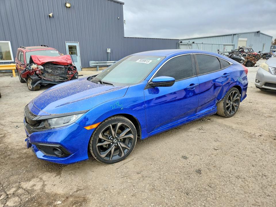 HONDA CIVIC 2019 with VIN 2HGFC2F87KH602355 - Photo from auction