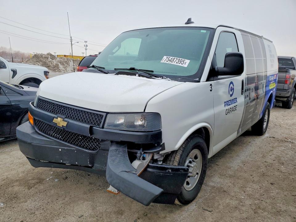 CHEV EXPRESS G2500 2020 with VIN 1GCWGAFP2L1135009 - Photo from auction