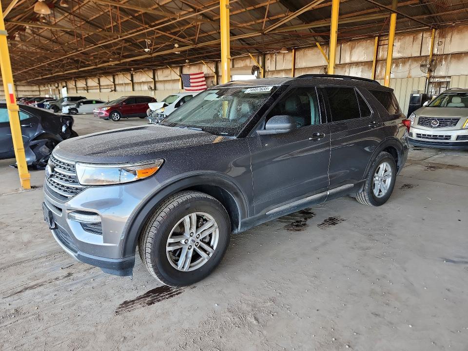 FORD EXPLORER 2021 with VIN 1FMSK8DH9MGA63348 - Photo from auction