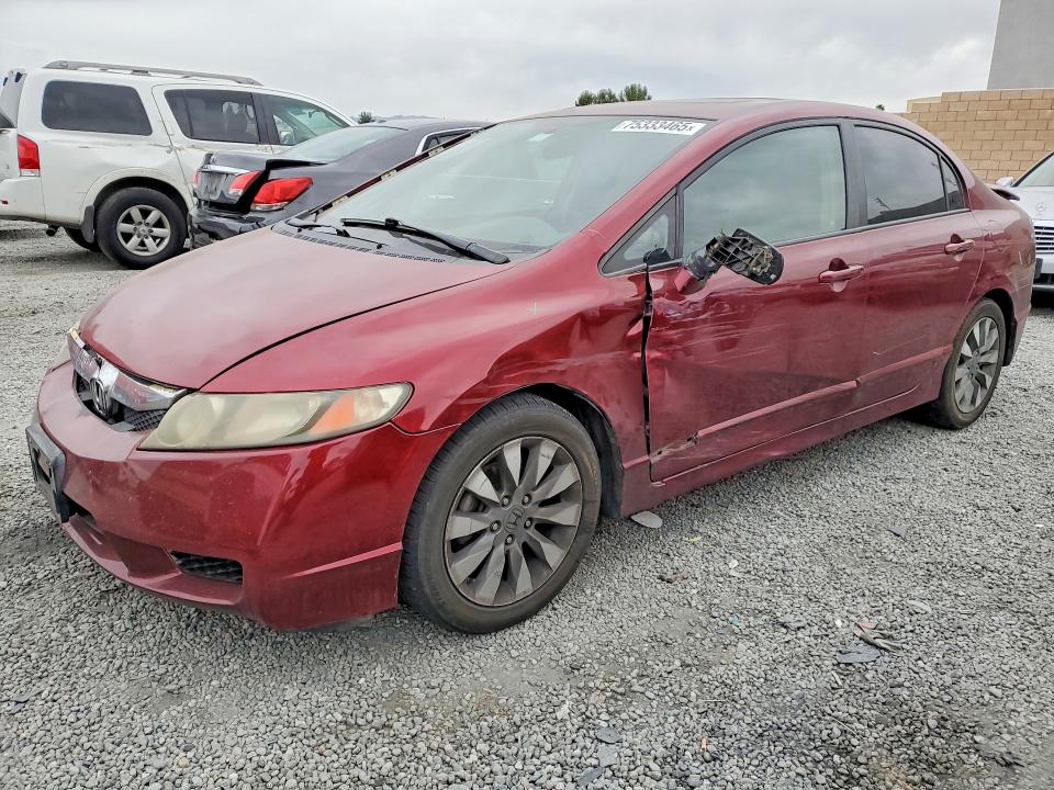 HONDA CIVIC EXL 2010 with VIN 19XFA1F96AE025741 - Photo from auction