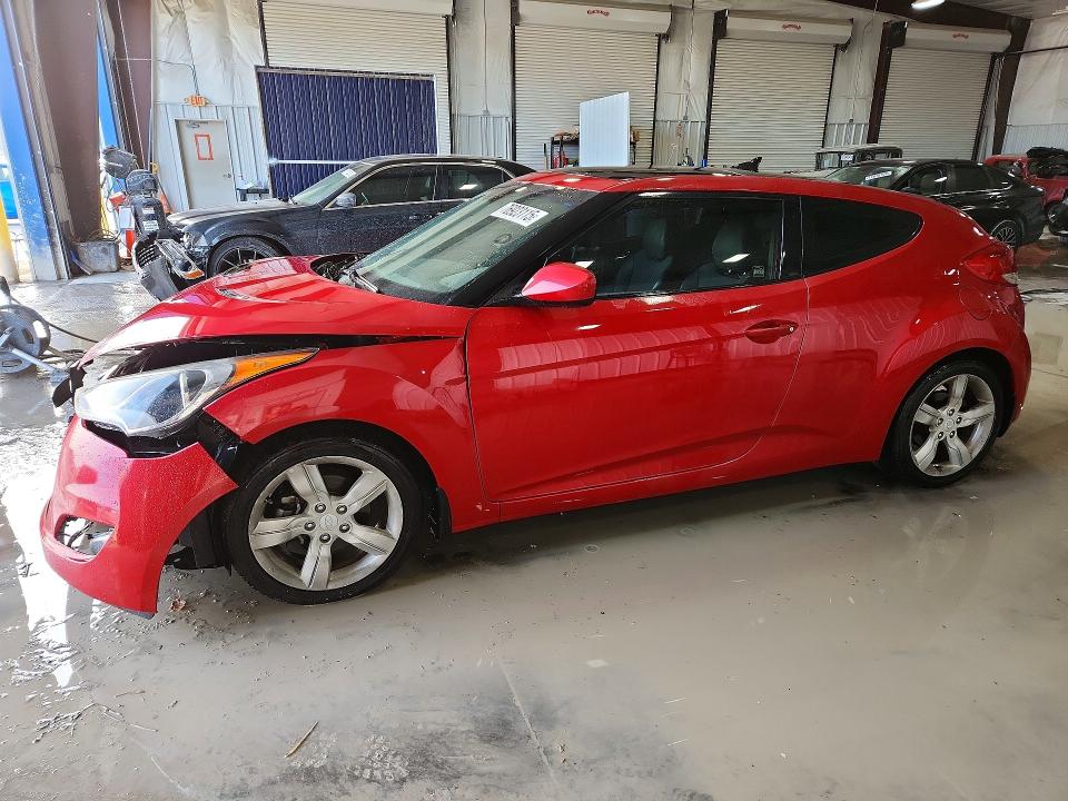 HYUNDAI VELOSTER 2014 with VIN KMHTC6AD8EU189663 - Photo from auction