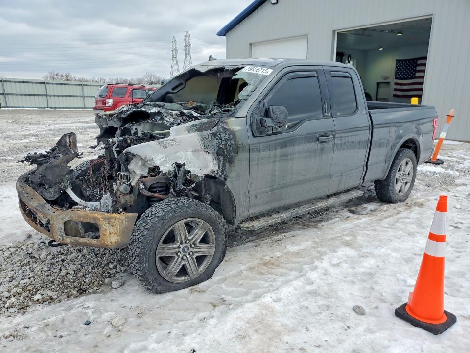 FORD F150 2018 with VIN 1FTEX1EP0JFD81795 - Photo from auction