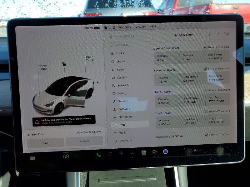 Photo 9 from auction – 2018 TESLA MODEL 3 with VIN 5YJ3E1EB5JF093860