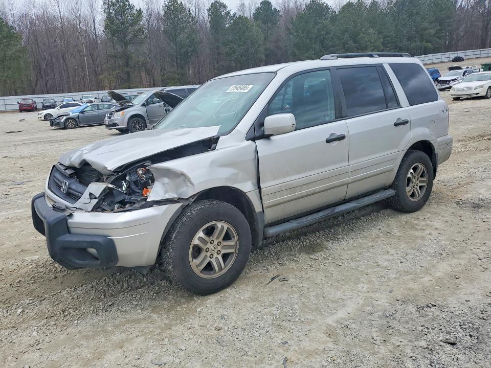 HONDA PILOT 2003 with VIN 2HKYF18783H622684 - Photo from auction