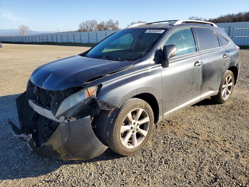 LEXUS RX 2011 with VIN 2T2ZK1BA2BC064350 - Photo from auction