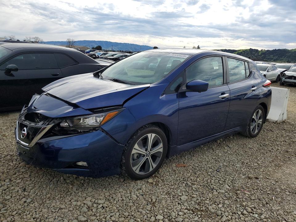 NISSAN LEAF 2021 with VIN 1N4AZ1CV5MC551557 - Photo from auction