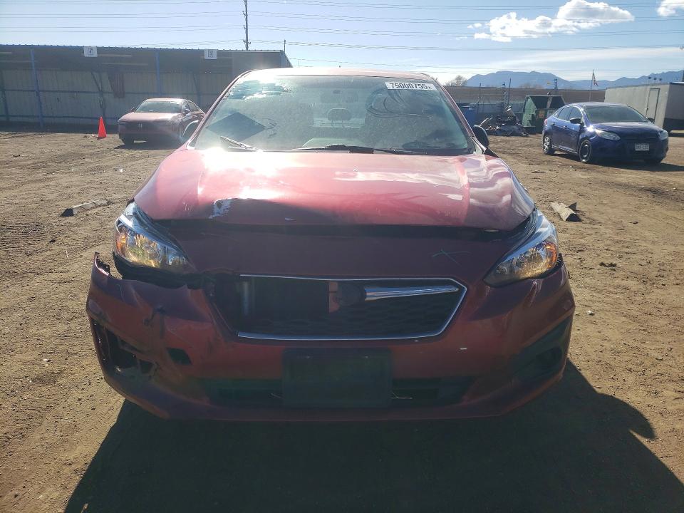 Photo 5 from auction – 2018 SUBARU IMPREZA with VIN 4S3GKAA67J3616604