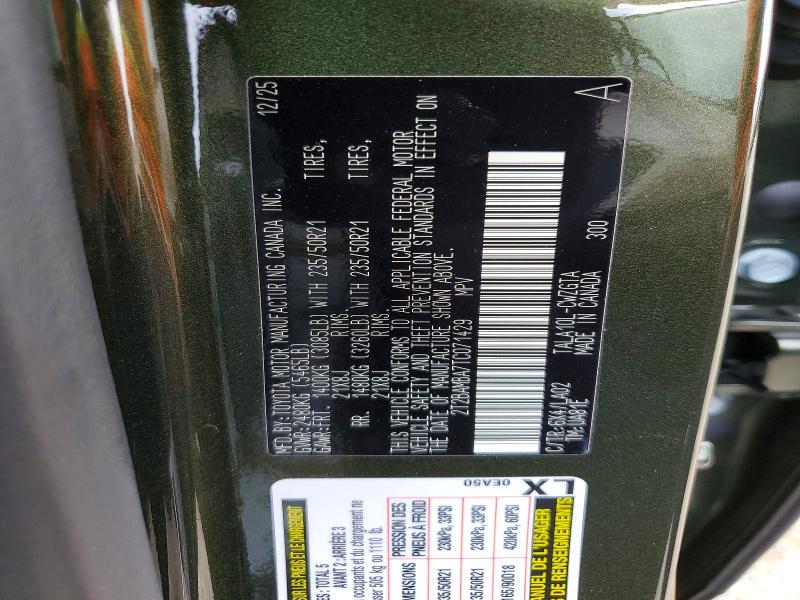 Photo 14 from auction – 2026 LEXUS RX 350 BAS with VIN 2T2BAMBA7TC071429