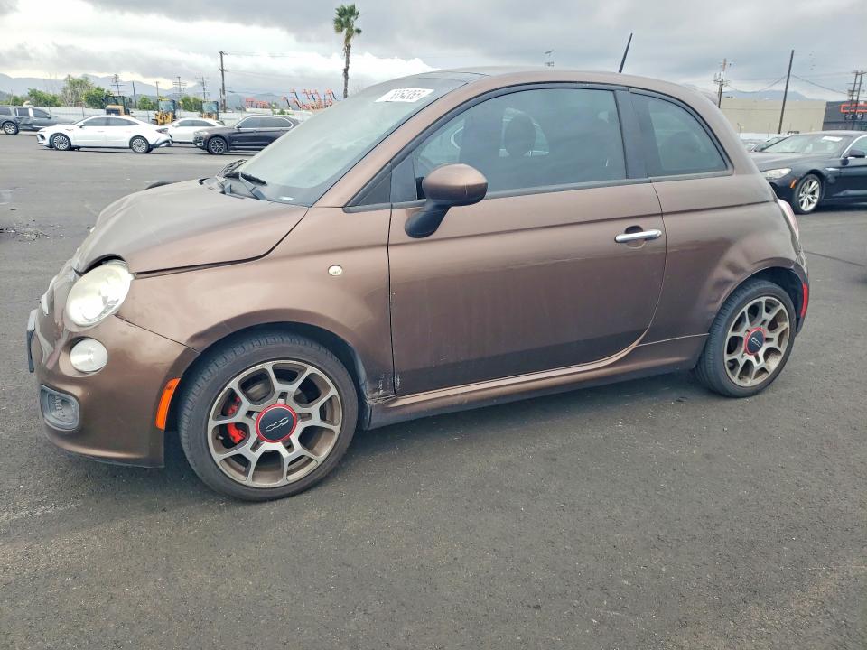 FIAT 500 2012 with VIN 3C3CFFBR7CT382422 - Photo from auction