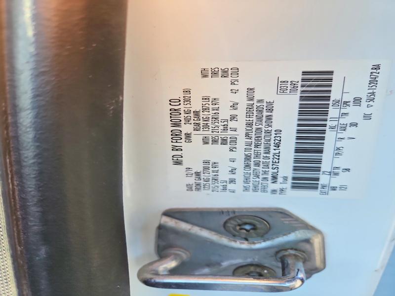Photo 14 from auction – 2020 FORD TRANSIT CONNECT with VIN NM0LS7E22L1462310