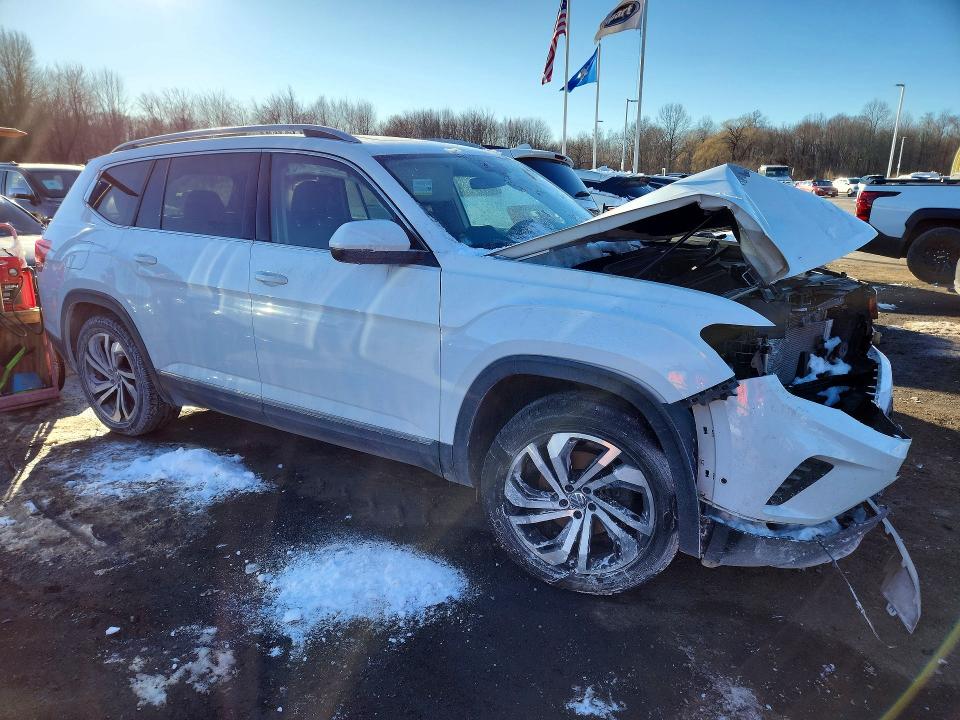 Photo 4 from auction – 2021 VOLKSWAGEN ATLAS SEL with VIN 1V2TR2CA1MC520987