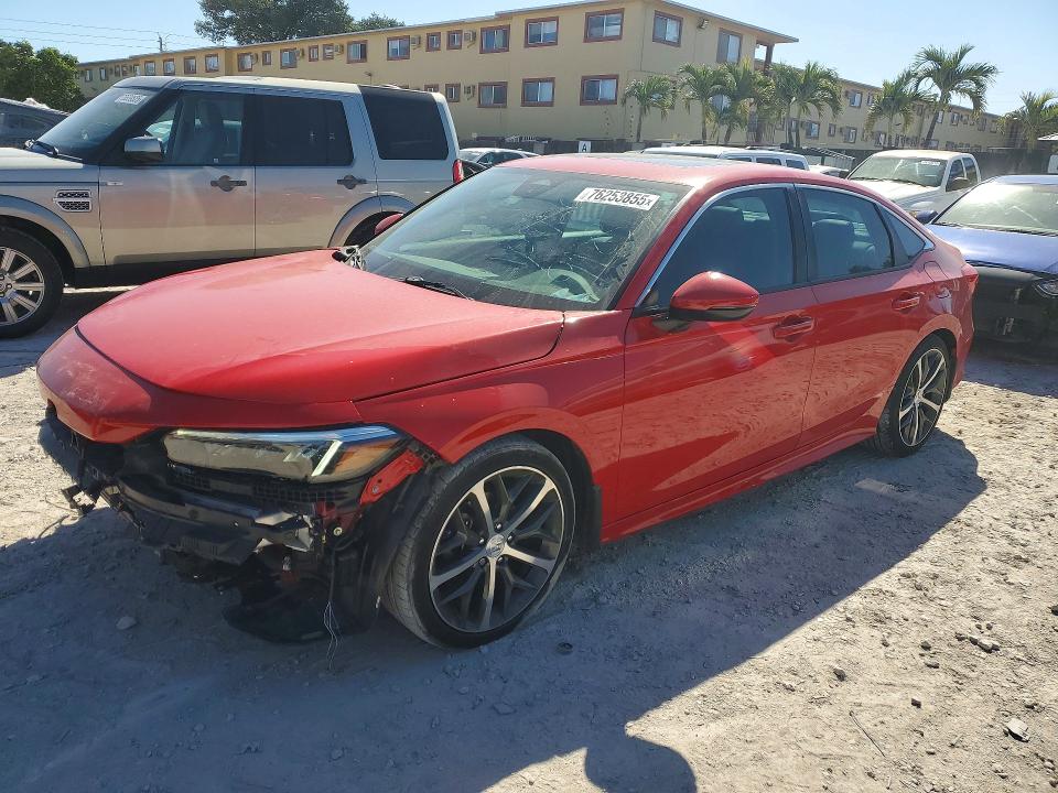 HONDA CIVIC 2022 with VIN 2HGFE1F96NH329183 - Photo from auction