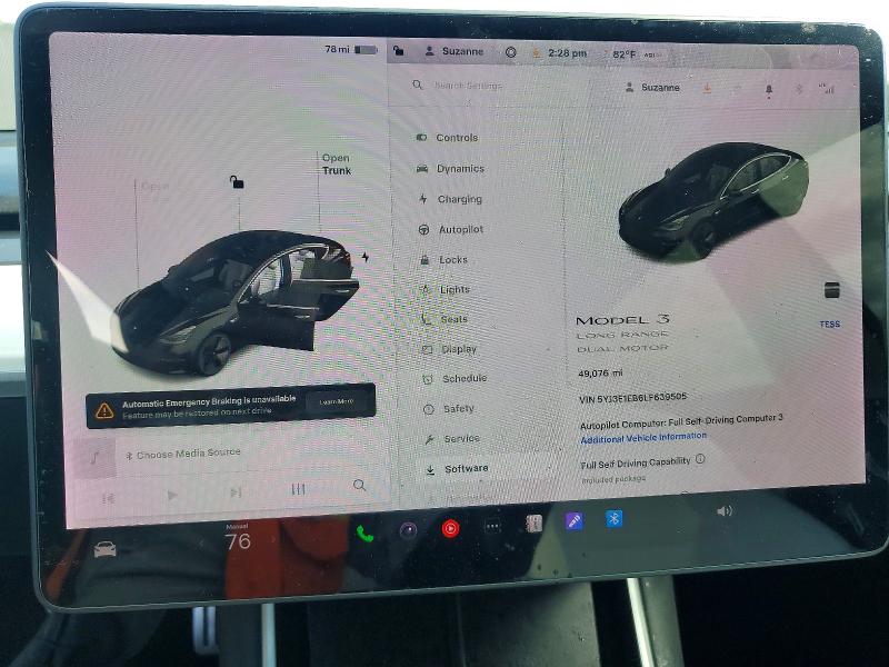Photo 9 from auction – 2020 TESLA MODEL 3 with VIN 5YJ3E1EB6LF639505