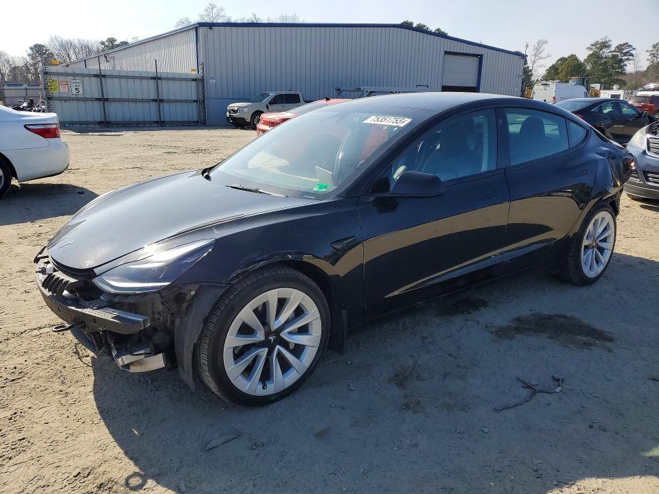 TESLA MODEL 3 2022 with VIN 5YJ3E1EB6NF183265 - Photo from auction