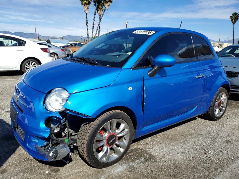 FIAT 500 2015 with VIN 3C3CFFBR4FT594473 - Photo from auction