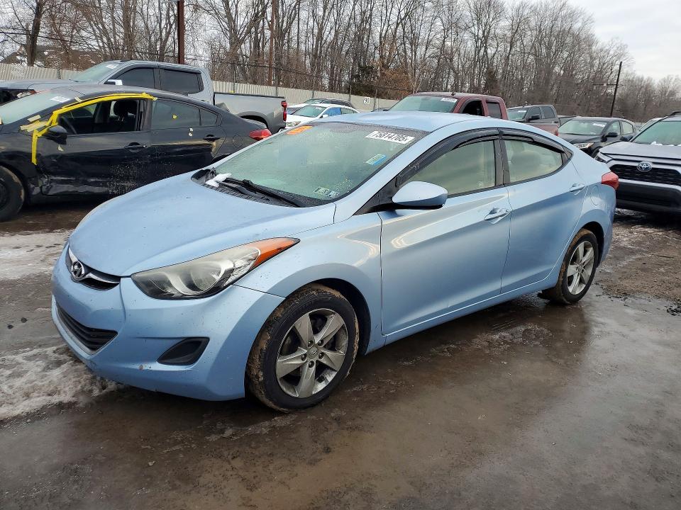 HYUNDAI ELANTRA 2011 with VIN KMHDH4AE4BU150437 - Photo from auction