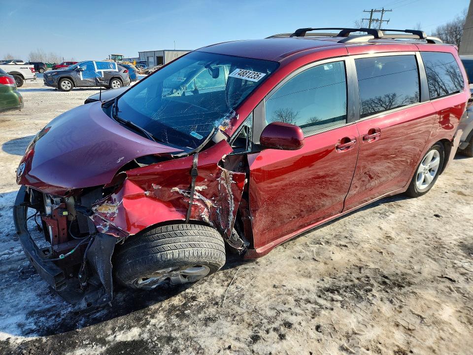TOYOTA SIENNA 2012 with VIN 5TDKK3DC0CS274454 - Photo from auction