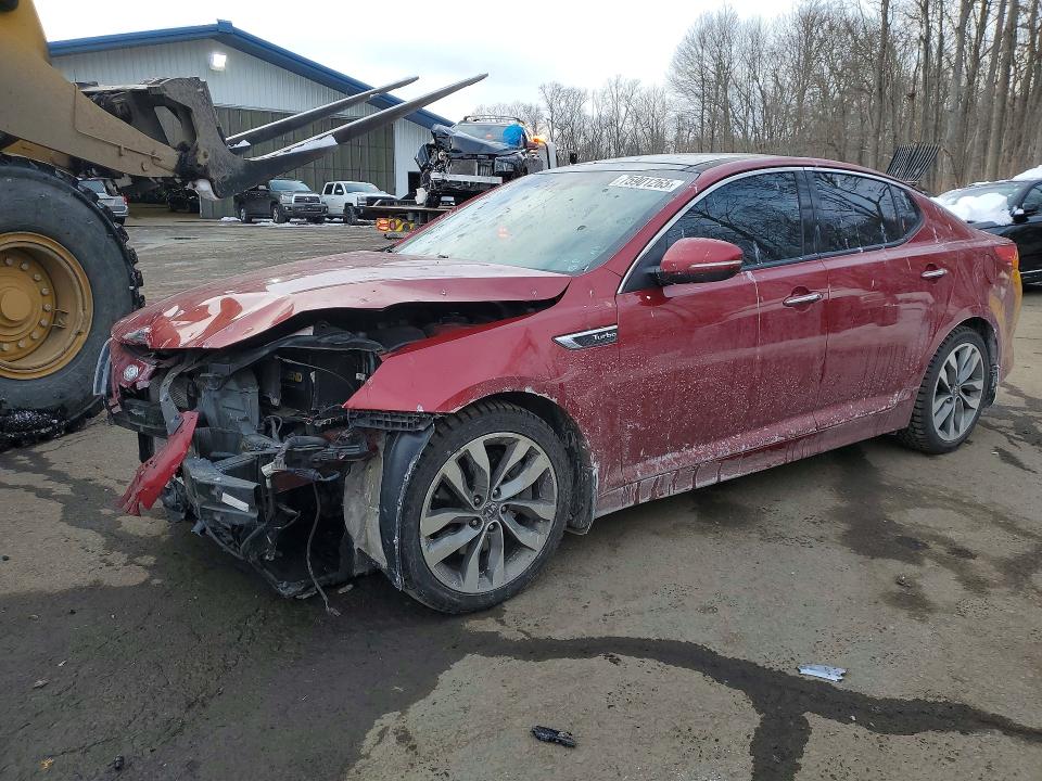 KIA OPTIMA SX 2014 with VIN 5XXGR4A62EG294800 - Photo from auction
