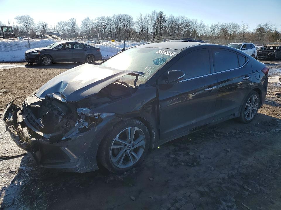 HYUNDAI ELANTRA 2017 with VIN 5NPD84LF4HH055244 - Photo from auction