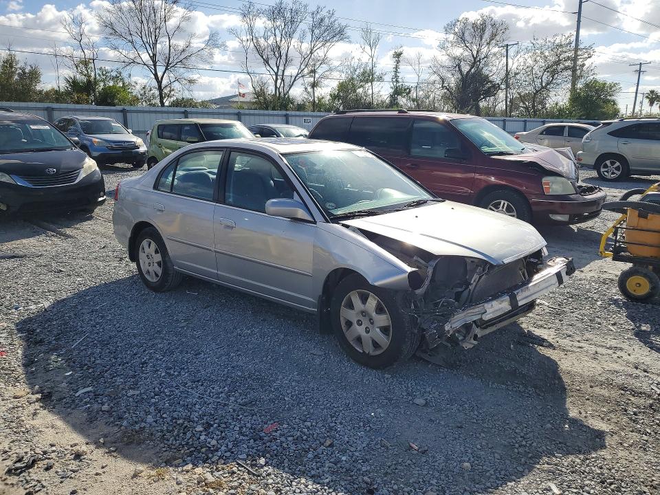 Photo 4 from auction – 2002 HONDA CIVIC with VIN 1HGES26752L048323