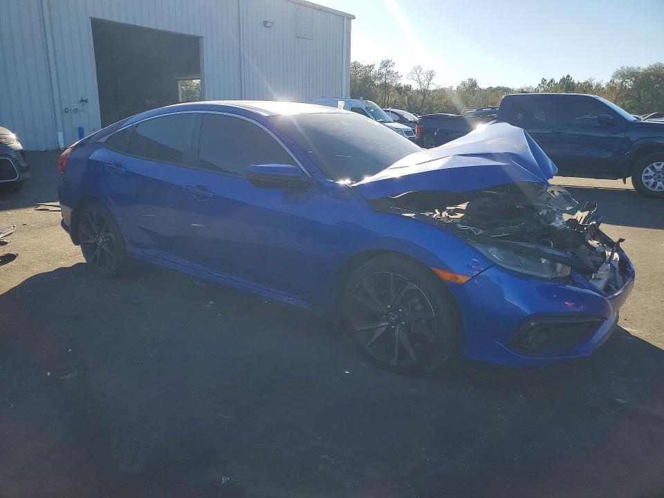 Photo 4 from auction – 2019 HONDA CIVIC with VIN 19XFC2F86KE036540