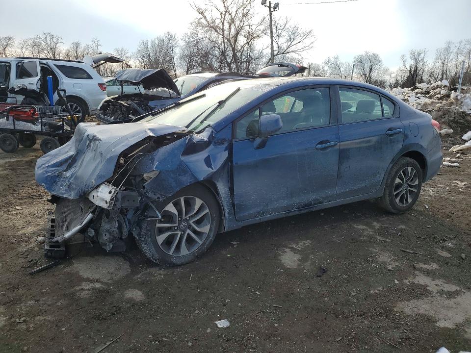 HONDA CIVIC 2013 with VIN 19XFB2F87DE246893 - Photo from auction