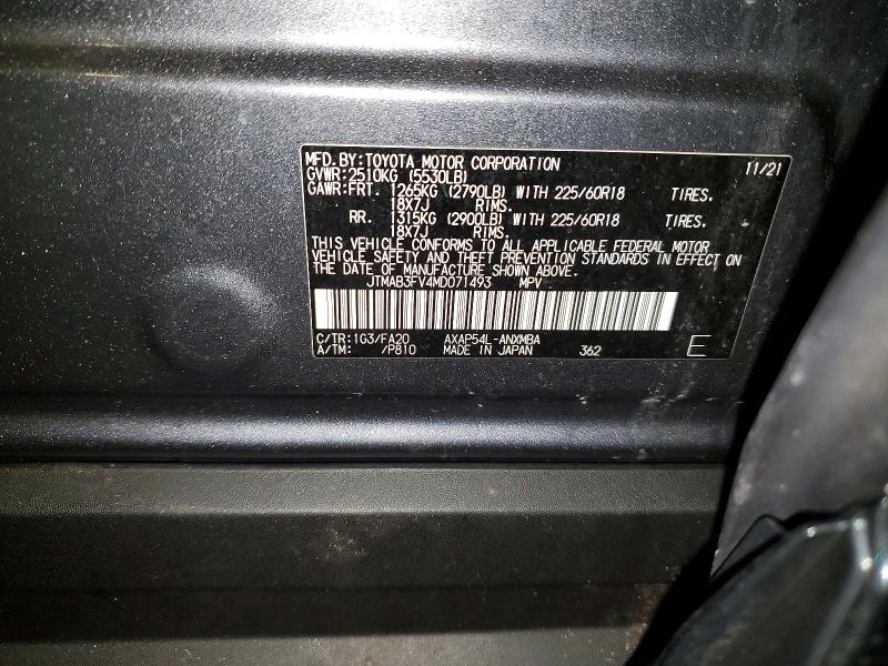 Photo 14 from auction – 2021 TOYOTA RAV4 PRIME with VIN JTMAB3FV4MD071493