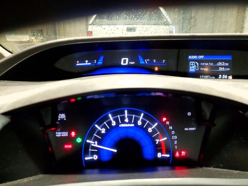 Photo 9 from auction – 2012 HONDA CIVIC LX with VIN 2HGFB2F52CH605951