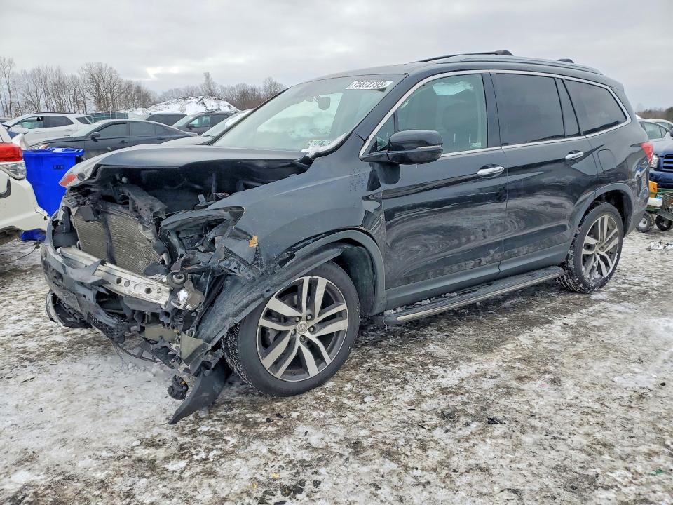 HONDA PILOT ELIT 2018 with VIN 5FNYF6H01JB022908 - Photo from auction