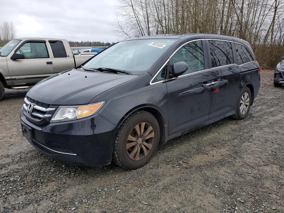 HONDA ODYSSEY EX 2015 with VIN 5FNRL5H63FB011816 - Photo from auction