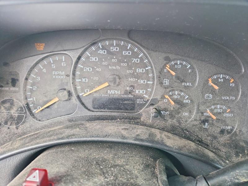 Photo 9 from auction – 2002 CHEVROLET AVALANCHE with VIN 3GNEK13T62G278855