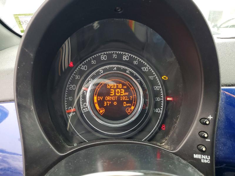 Photo 9 from auction – 2012 FIAT 500 with VIN 3C3CFFBR6CT120200
