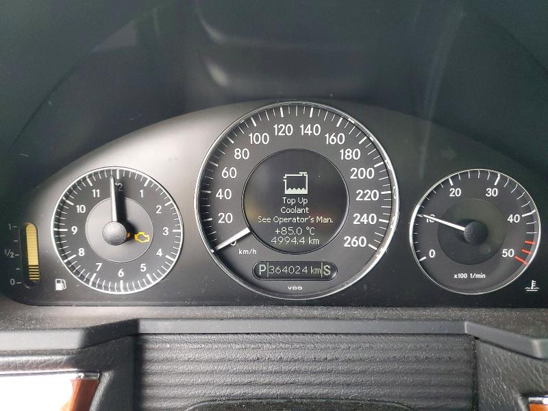 Photo 9 from auction – 2008 MERCEDES-BENZ E with VIN WDBUF22X18B225032