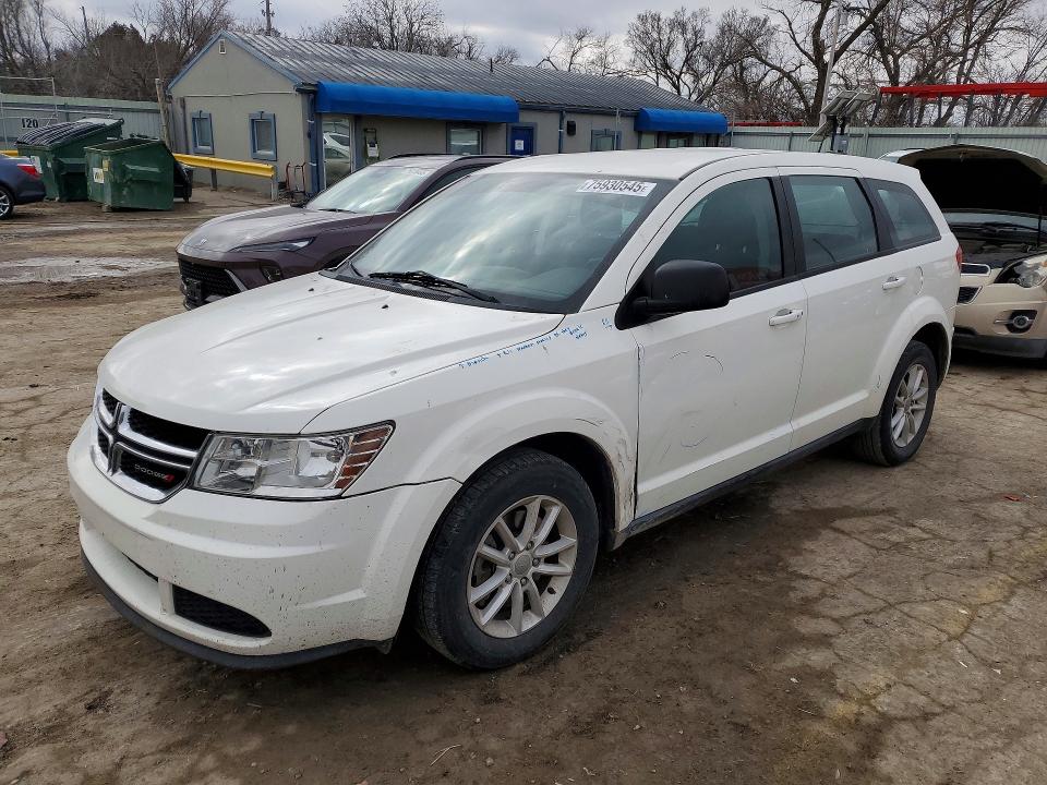 DODGE JOURNEY SE 2013 with VIN 3C4PDCAB2DT561555 - Photo from auction