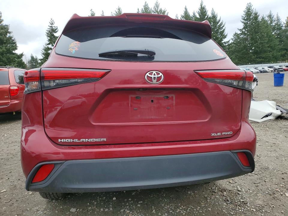 Photo 6 from auction – 2022 TOYOTA HIGHLANDER with VIN 5TDGZRBH5NS163839
