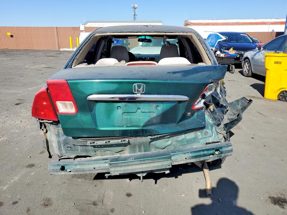 Photo 6 from auction – 2001 HONDA CIVIC with VIN 1HGES257X1L043392
