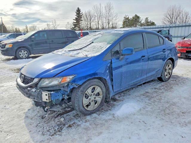 HONDA CIVIC 2013 with VIN 2HGFB2F40DH032184 - Photo from auction