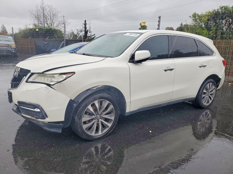 ACURA MDX TECHNO 2016 with VIN 5FRYD4H41GB054990 - Photo from auction