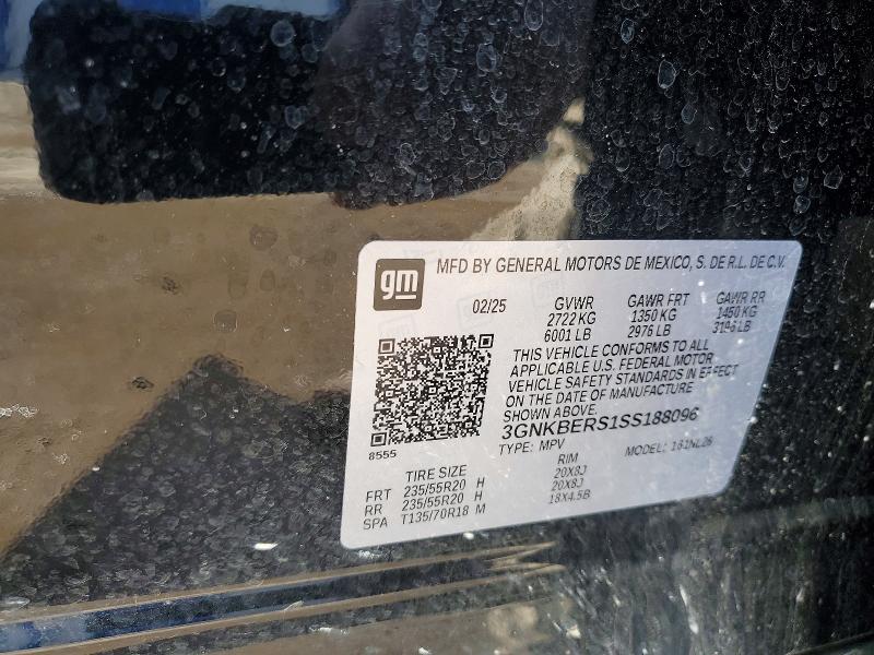 Photo 14 from auction – 2025 CHEVROLET BLAZER RS with VIN 3GNKBERS1SS188096