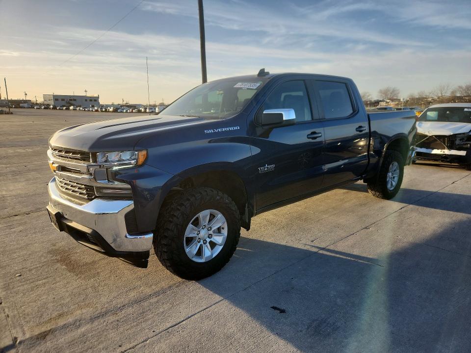 CHEVROLET SILVERADO 2021 with VIN 1GCPWCED3MZ228408 - Photo from auction