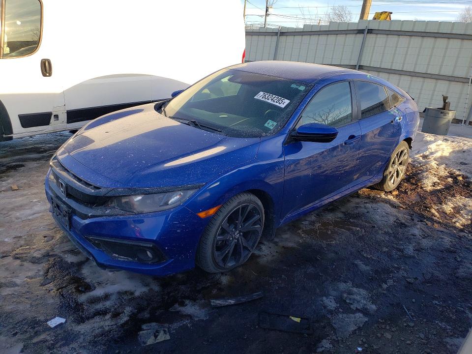 HONDA CIVIC 2021 with VIN 2HGFC2F86MH547562 - Photo from auction