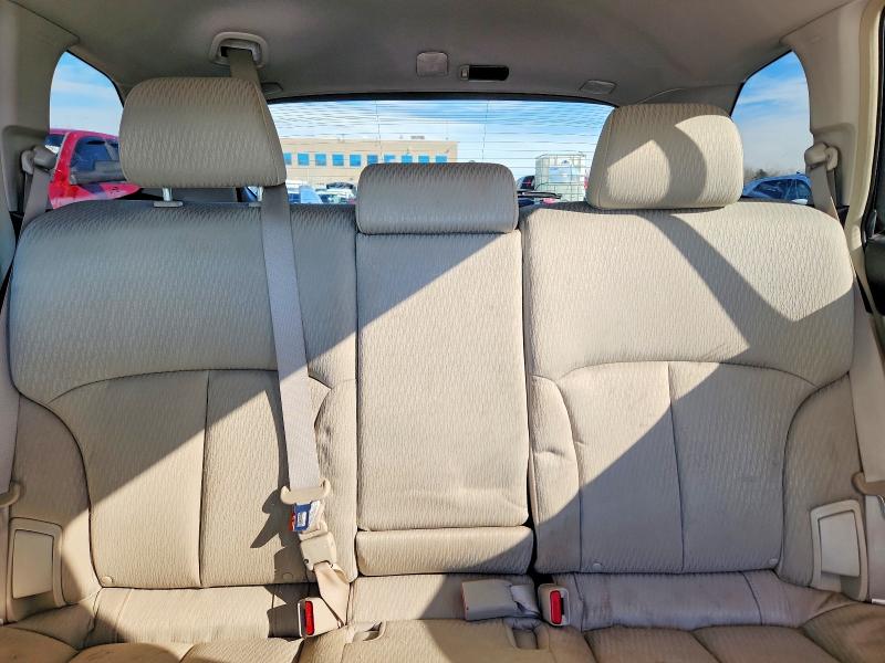 Photo 10 from auction – 2010 SUBARU OUTBACK 2. with VIN 4S4BRBGC9A3358753