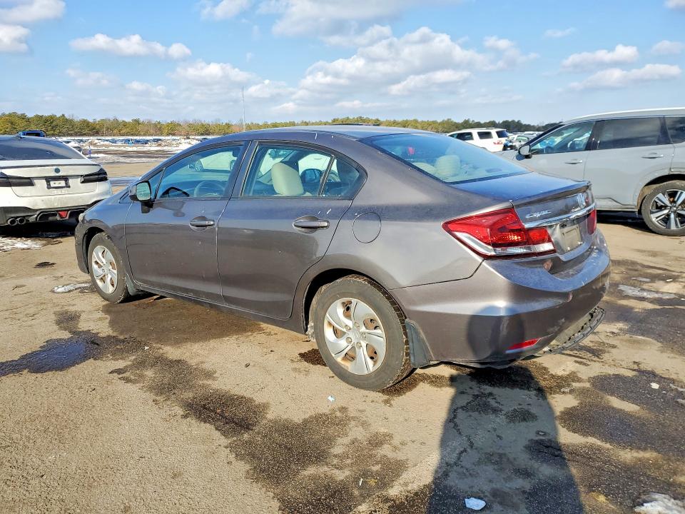 Photo 2 from auction – 2013 HONDA CIVIC LX with VIN 19XFB2F54DE209211