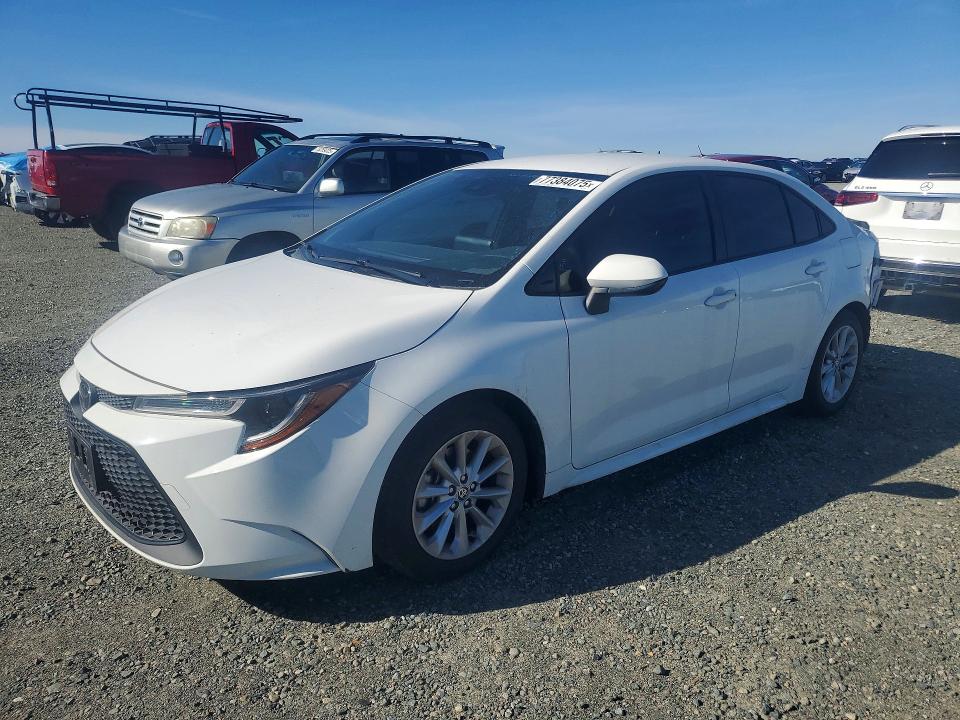 Photo 1 from auction – 2021 TOYOTA COROLLA LE with VIN JTDVPMAE9MJ131656
