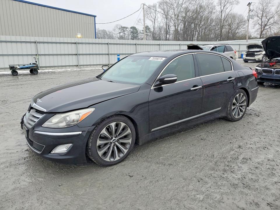 HYUNDAI GENESIS 2014 with VIN KMHGC4DH2EU265995 - Photo from auction