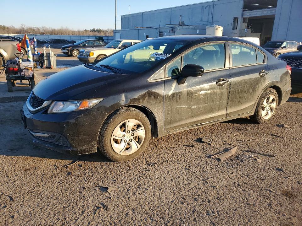 HONDA CIVIC LX 2015 with VIN 19XFB2F52FE060008 - Photo from auction