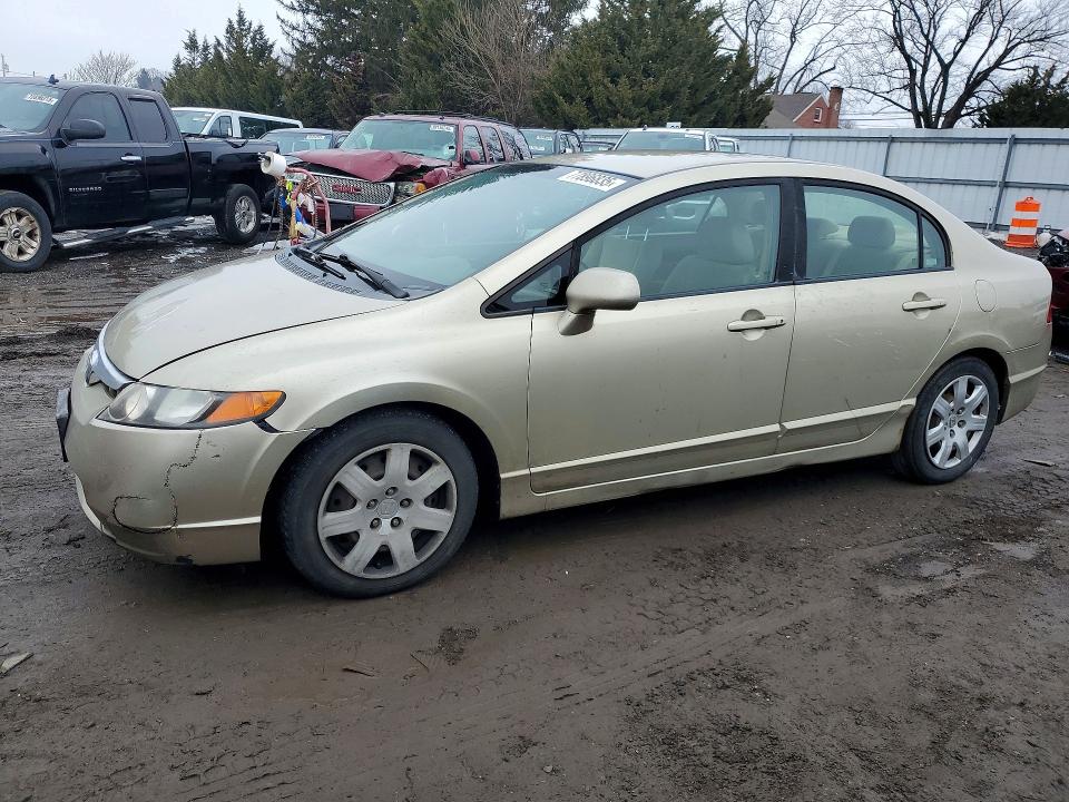 Photo 1 from auction – 2008 HONDA CIVIC with VIN 1HGFA16518L117436